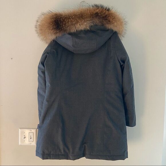 Pespow Womens Down Gray Aspen Parka size large - Picture 2 of 12